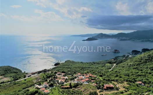 Urbanized land with sea view, Blizikuce, Budva.