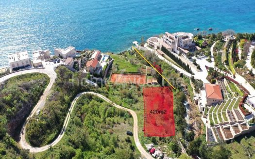 Urbanized plot with sea view, Rijeka Reževići, Budva