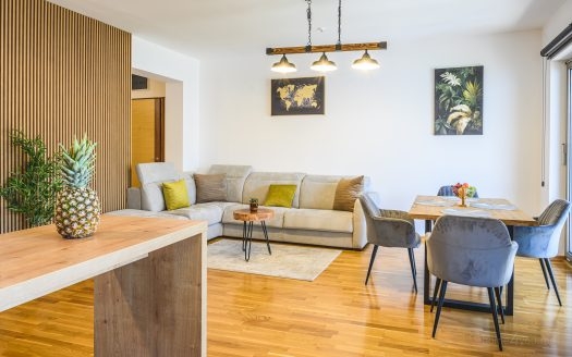 Comfortable two-bedroom apartment on the first line from the sea for long-term rent, Harmonia, Zavala, Budva