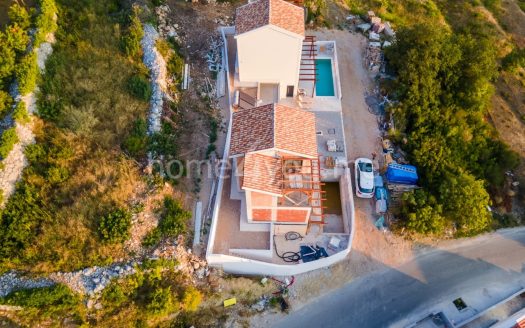 Villa with a pool and panoramic sea view, Blizikuće, Budva