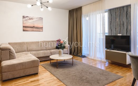 Two-bedroom apartment for long-term rent in the Harmonia complex in Budva