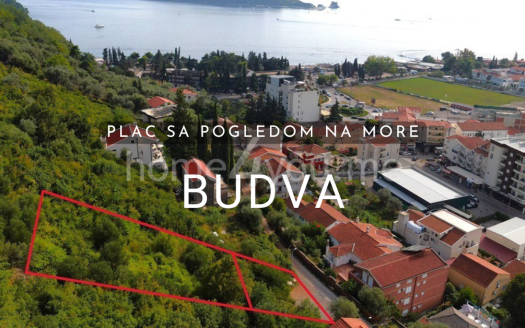 Urbanized land in an excellent location, with an exceptional view of the sea, Podkosljun, Budva
