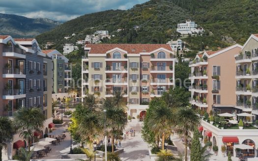 Apartments in a new residential complex under construction, Donja Lastva, Tivat