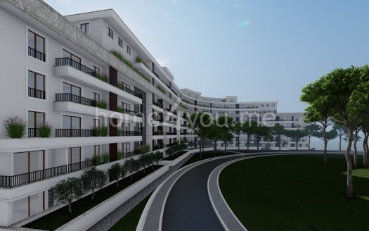 Two-bedroom apartment in a new complex with sea view, Bečići, Budva