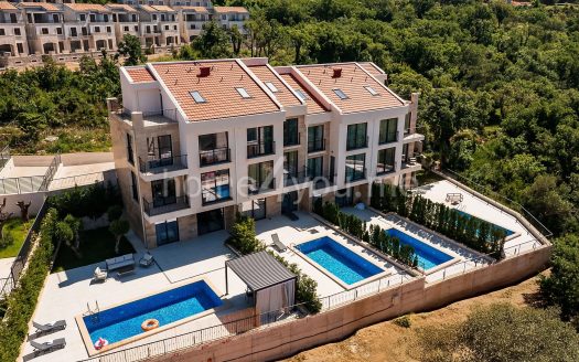Modern furnished villa with pool from the developer, Reževići, Budva