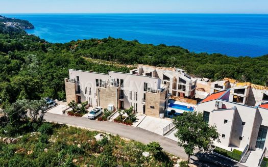 Furnished villa with private pool and sea view, Reževići, Budva