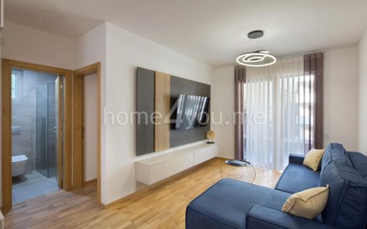 New one-bedroom apartment with parking space in Bečići, Budva