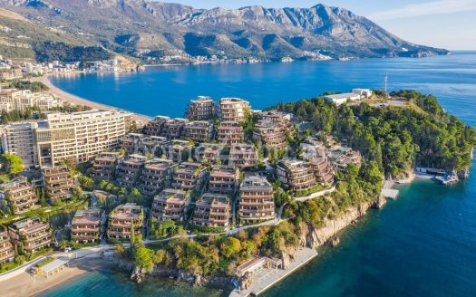 Luxury two-bedroom apartment in the exclusive Dukley Gardens resort, Budva
