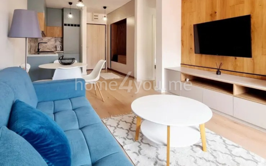 Two-bedroom apartment with garage parking space in the Lazi neighborhood, Budva