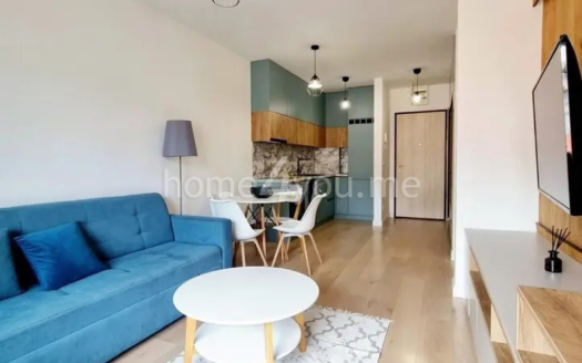 Two-bedroom apartment with garage parking space in the Lazi neighborhood, Budva