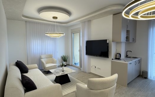 Furnished two-bedroom apartment with panoramic sea views, Bečići, Budva