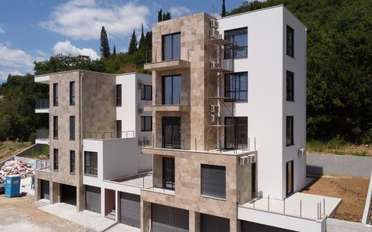 Apartments under construction – modern residential complex in Tivat
